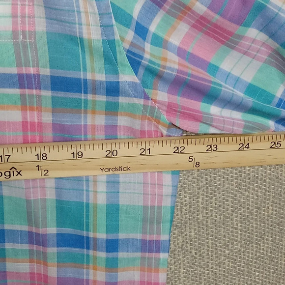 Vineyard Vines Classic Fit Tucker Shirt Mens Medium Multicolor Plaid Button Down - Picture 7 of 7